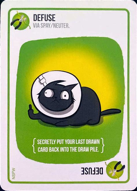exploding kittens can you nope a defuse